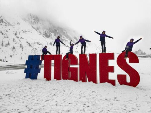Tignes sign photo opportunity